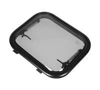 Cosiki Ventana de RV, Ventana de Puerta de Vehículos Recreativos Fáciles de Instalación de Aluminio Aleación de Goma Templado de Goma de Vidrio para Camioneta de Remolque RV