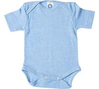 Cosilana Body de manga corta para bebé 91052 algodón/lana/seda, Color azul., 62-68