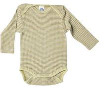 Cosilana Body de manga larga para bebé - Ropa de bebé esponjosa de suave mezcla de lana y seda, ideal para verano e invierno, certificado GOTS y 100% producido regionalmente, 74-80