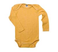 Cosilana Body de manga larga para bebé - Ropa de bebé esponjosa de suave mezcla de lana y seda ideal para verano e invierno, certificado GOTS y 100% producido regionalmente, 74-80