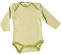 Cosilana Body de manga larga para bebé - Ropa de bebé mullida de suave mezcla de lana y seda, ideal para verano e invierno, certificado GOTS y 100% producción regional, 74-80