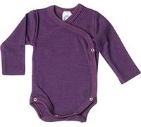 Cosilana - Body para bebé de 70% lana y 30% seda, de origen biológico controlado Morado morado