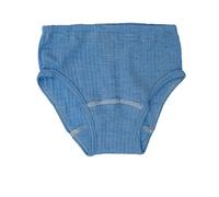 Cosilana, Calzoncillos para niña/niño, 45 % algodón orgánico, 35 % lana orgánica, 20 % seda, azul, 4-6 años