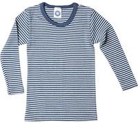 Cosilana - Camiseta de manga corta para niños, 70% lana de merino ecológica, 30% seda, 140