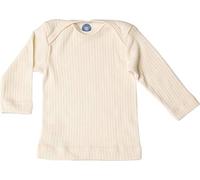 Cosilana, Camiseta de manga larga para bebé, 45% algodón KBA 35% lana kbT, 20% seda (natural, 74-80), naturaleza, 74 cm