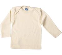 Cosilana - Camiseta de manga larga para bebé, 70% lana y 30% seda, naturaleza, 98/104 cm