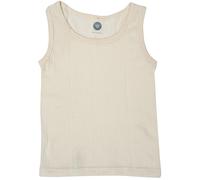 Cosilana, Camiseta de tirantes para niños, 45 % algodón KBA, 35 % lana, 20 % seda., naturaleza, 128