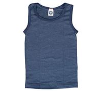 Cosilana - Camiseta de tirantes para niños, 70% lana y 30% seda marine 92 cm