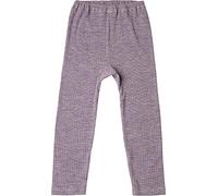 Cosilana, Leggings para niños/Calzoncillos largos, 45% algodón KBA, 35% lana kbT, 20% seda, Uni ciruela 23, 116