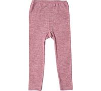 Cosilana, Leggings para niños/Calzoncillos largos, 45% algodón KBA, 35% lana kbT, 20% seda, Vino Jaspeado, 128 cm
