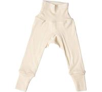 Cosilana, Pantalones de Ombligo para bebé, 70% Lana, 30% Seda, Naturaleza, 62-68