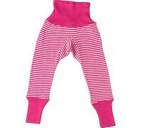 Cosilana, Pantalones de ombligo para bebé, 70% lana, 30% seda, rosa natural, 62-68