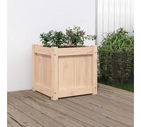 Cosisti Jardineras Exterior Grandes 40x40x40 cm, Macetero Grande, Maceteros de Madera para Plantas, Jardinera de Madera para Jardín Balcón o Terraza Pino Natural