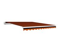 Cosisti Toldo de Lona 300 x 250 cm, Tela de Repuestos, Techo de Repuesto Impermeable para Patio, Terraza y Jardín - Naranja y Marrón