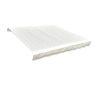 Cosisti Toldo de Lona 450 x 300 cm, Tela de Repuestos para Toldos, Techo de Repuesto para Toldo,Toldo Impermeable para Patio,Telas para Toldos para Patio Terraza Jardín Crema