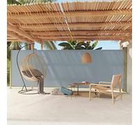 Cosisti Toldo Lateral Retráctil 180 x 600 cm, Pantalla de Terraza Patio, Separador Retráctil Terraza Protección De Vivienda, Retroceso Automático, Gris
