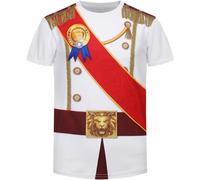 Cosland Prince Disfrave para nios Camisa de Halloween White Medium