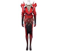 COSLANDERS - Disfraz de bruja escarlata para mujer, disfraz de Matron Emperio para Halloween (estilo 1, M)