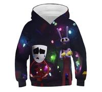 COSLANDERS - Disfraz de Pomni con capucha The AmazingCircus Top Halloween Jax (versión 2, XL)