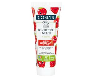 Coslys Dentífrico Infantil Fresa Orgánica sin Flúor 3-6 Años 50 ml