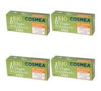 Cosmea Tampones ecológicos de algodón 100 % orgánico, pack de 4 unidades, higiene segura para mujer en armonía con la naturaleza (Super)