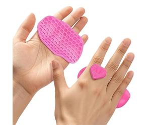 Cosmeria Griffpolster Kraftsport, Pinke Anti-Rutsch Gewichtheben Griffe, Ergonomische Handschutzhandschuhe für Training, Fitnessstudio, für Männer und Frauen