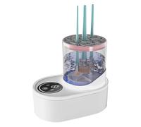 Cosmetic Brush Cleaning Tool, Makeup Brush Tool, Brush Cleaning Machine, Electric Makeup Brush Cleaner, 17.3x19.2x12.2 cm, Tool for Quick and Effective Brush Cleaning for Women and Girls