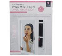 Cosmetic Club Espejo Joyero Armario con LED para Cosméticos y Joyas 30x9.3x40.2 cm