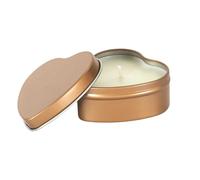 COSMETIC CLUB - SC0569 Vela de Masaje 30 ml - Cuidado Que se Transforma en Aceite Templado - Aroma a Flor de Cerezo - Caja en Forma de Corazón - Diseñada para Relajación - Color Blanco