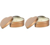 COSMETIC CLUB - SC0569 Vela de Masaje 30 ml - Cuidado Que se Transforma en Aceite Templado - Aroma a Flor de Cerezo - Caja en Forma de Corazón - Diseñada para Relajación - Color Blanco (Paquete de 2)
