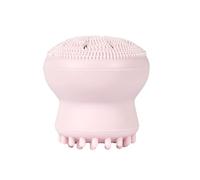 COSMETIC CLUB - SC29380 Cepillo Facial de Silicona - Cuidado Higiénico y Práctico - Formato Compacto - Dimensiones 5.6 x 5.6 x 5.5 cm - Color Transparente