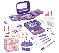 Cosmetic Kit for, Makeup Kit for 3-12 Year Old, Play Makeup Kit for Toddler, Kids Makeup Toys for Girls, Child Makeup Kit for Girls, Kids Makeup Play Set, Toddler Makeup Set with Mirror