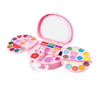 Cosmetic Kits For Girls | Princess Washable Makeup Kits | Pink Pretend Beau | Cosmetic Kits For Girls | Princess Washable Makeup Kits | Pink Pretend Beauty Set Real Portable Safe Makeup Toys For