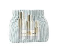 cosmética de Cuerda, organizadora de Maquillaje, de Viaje Ligera, Bolso de Mano Suave con Cremallera, espaciosa Cremallera para Joyas, Palillos de algodón, Gafas, vedi