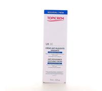 Cosmética femenina de la marca topicrem, corporal, ur30 crema calmant