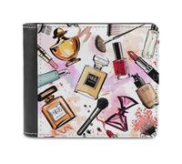 Cosmético Modern Lady Perfume Lápiz Labial Cuero Impreso a Una Cara Grande