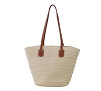 Cosméticos Bolsos Mujer Con Timbre Paja Bolsas de Playa para Mujeres Bolso Tejido Hecho A Mano Bolsa de Hombro de Malla de Verano para Vacaciones Bolsas Riñonera, beige, talla única