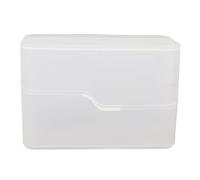 Cosméticos Caja de Almacenamiento Maquillaje Sponge Sponge Powder Puff Lipstick Organizador Producto de Cuidado de la Piel Desktop de Escritorio Propapante para Mujeres Material