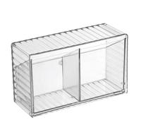 Cosméticos Caja de Almacenamiento montada en la Pared El Organizador de Suministros de baño de plástico sin Golpes de 2 complejos para el Maquillaje de lápiz Labial Esencial para