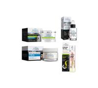 Cosméticos para hombre: Kit con crema corporal + Suero facial antiedad + Crema facial con ácido hialurónico / 1