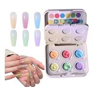 Cosméticos Shellac para uñas: juego de embadurnamiento, pulido experto para damas, principiantes, salón, ejecución, casa, celebración, nupcias, vacaciones, todos los días, belleza, peinado con la