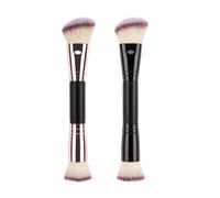 Cosmetics Makeup Brush Double-ended Hair Makeup Brush | Portable Adults Cream Makeup Face Brush For Contouring And Bronzing