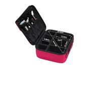 Cosmetics Travel Bag， Neceser de Viaje, Estuche de Maquillaje Profesional, Bolsa de cosméticos, Estuche de Belleza ，Large-Capacity Makeup Bag(Rose XS 2 Layers)