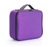 Cosmetics Travel Bag， Neceser de Viaje Multifuncional de Gran Capacidad. Prácticos neceseres de Mano en Varios tamaños. Fibra de poliéster. ，Large-Capacity Makeup Bag(40cm Gray Pole)