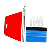COSMEVIVI 1 Juego De Kit De Envoltura De Vinilo Herramienta Para Teñir Ventanas Raspador De Tinte Cortador Herramienta De Alisado De Película Para Kit De Tintado De Plástico Para Automóvil