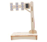 COSMEVIVI 1 Juego Juguete Educativo de DIY de Tráfico Ensamblado Aulas y Hogar Kit Stem Aprendizaje Práctico y Comprensión de Mecanismos de Señalización