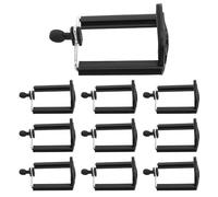 COSMEVIVI 10 Piezas U-clamp para Selfie Stick Soporte Ajustable para Teléfono Agarre Estable y Seguro Accesorio para Móviles para Viajes y Actividades al Aire