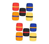 COSMEVIVI 10piezas Cubiertas De Esponja Para Micrófono Gruesas Protector Antiviento y Antisalpicaduras Para Ktv