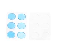 COSMEVIVI 12piezas Almohadillas De Gel Silicona Para Tambores Amortiguadores Transparentes y Autoadhesivos Para Reducción De Ruido Control De y Resonancias Instrumentos De Percusión