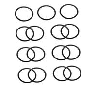 COSMEVIVI 15 Anillos Tóricos De Goma Resistentes Para Trompeta Pequeña, Kit De Reparación Función Antirruido, Accesorios Elásticos Para Reducción De Vibraciones Instrumentos De Metal